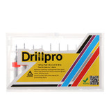 Drillpro DB-P1 30pcs 0.1-2.0mm Tungsten Steel Hard Alloy PCB CNC Drill Bits For Circuit Boards PCB Drill Bit