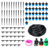 94Pcs 25 Meters DIY Plant Self Watering Micro Drip Irrigation System Garden Hose