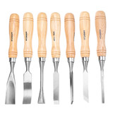 12PCS Wood Turning Carving Tool Set Chrome Vanadium Steel Wood Carving Chisels Blade Woodworking Tool