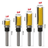 1/4 Inch Shank Mortise Template Flush Trim Pattern Router Bit Set Milling Cutter