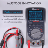 Intelligent Digital Storage Scopemeter 2 in 1Digital 40MHz  200Msps/S One Key AUTO Oscilloscope OSC 6000Counts True RMS Multimeter DMM AC/DC Current Voltage Tester