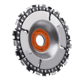 4 Inch Grinder Disc with Chain 22 Tooth Fine Cut Chain Wood Carving Disc