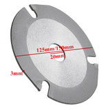 125x3x20mm/150x3x20mm 3T Circular Saw Blade Multitool Grinder Saw Disc Wood Cutting Disc
