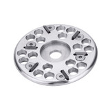 Drillpro Safer Type 115mm 6 Carbide Tooth Wood Carving Disc Grinder Disc for 125 Angle Grinder