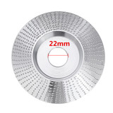 Drillpro 110mm Bevel Shaping Disc Wood Carving Disc Angle Grinding Wheel Sanding Rotary Tool Abrasive Disc for Angle Grinder