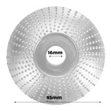 85x16mm Chrome Wood Grinding Wheel Rotary Disc Sanding Wood Carving Tool Abrasive Disc