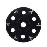 Drillpro 115mm 6 Carbide Tooth Wood Carving Disc Grinder Disc for 125 Angle Grinder