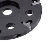 Drillpro 115mm 6 Carbide Tooth Wood Carving Disc Grinder Disc for 125 Angle Grinder