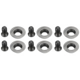 Drillpro 115mm Wood Carving Disc 6 Carbide Inserts Angle Grinder Disc Wood Shaping Disc Woodworking Cutting Disc