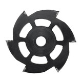 Drillpro 115mm Wood Carving Disc 6 Carbide Inserts Angle Grinder Disc Wood Shaping Disc Woodworking Cutting Disc