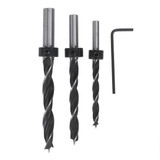 7/14PCS Pocket Hole Screw Jig Dowel Drill Joinery Kit Woodworking Guides Tool