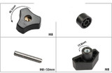 2pcs Quick Ratchet Release Speed Squeeze Woodworking Clamp Clip Kit Spreader Gadget Tool DIY