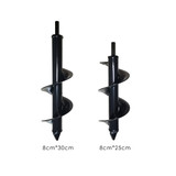 250/300mm Earth Auger Drill Bit Digger Spiral Bit Replace Attachment Garden Planting