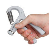 10-40kg Adjustable Hand Grip Power Exerciser Forearm Wrist Strengthener Gripper Grey/ Light Blue