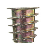 M8 Zinc Alloy Steel Furniture Hex Drive Head Nut Screws Threaded Wood Insert