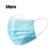 50Pcs 3-layer Disposable Mouth Face Masks Personal Protection