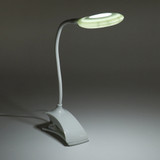 USB LED Reading Light Clip-on Clamp Bed Table Desk Lamp Night Light