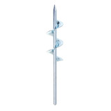 Round Shank 4x22cm Garden Auger Small Earth Planter Drill Bit Post Hole Digger Earth Planting Auger Drill Bit for Electric Drill