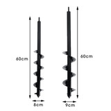 Garden Auger Spiral Drill Bit Attachment Bulb Plant Post Bedding Planting Auger Tool