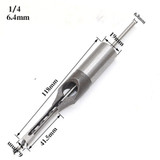 Drillpro 6mm-16mm Woodworking Square Hole Twist Drill Bit Square Auger Drill Mortising Chisel