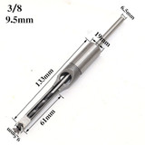 Drillpro 6mm-16mm Woodworking Square Hole Twist Drill Bit Square Auger Drill Mortising Chisel