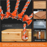 125mm Lengthened Woodworking Hole Saw Cutter Forstner Drill Bit Door Hole Punching Auger Drill Tool