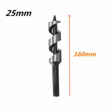 12-25mm Hex Shank Brad Point Drill SDS Auger Drill Bit Spiral Wood Drilling Tool