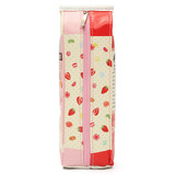 PU Waterproof Milk Box Pencil Pen Case Roll Cosmetic Pouch Pocket Holder Makeup Bag