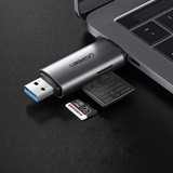 UGreen CM185 Type-C USB 3.0 to TF SD OTG Memory Card Reader Support Simultaneous Read