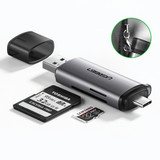 UGreen CM185 Type-C USB 3.0 to TF SD OTG Memory Card Reader Support Simultaneous Read