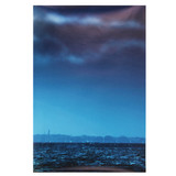 Modern Canvas Print Painting Picture Home Decor Blue Sea Boat Wall Art Framed Paper