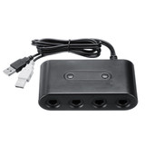 4 Port Gamecube NGC USB Converter Game Controller Adapter For Nintendo Switch Gamepad Wii U PC