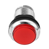 33MM Electroplated Red Blue Yellow White LED Push Button for Arcade Game Console Controller DIY