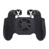 H5 Gamepad Joystick Game Controller USB Built-in Cooling Fan for PUBG Rules of Survival Mobile Game Fire Trigger for Phone