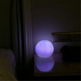 3D Moon Luna Night Light LED Desk Lamp Color Changing Decor With Remote Control