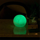 3D Moon Luna Night Light LED Desk Lamp Color Changing Decor With Remote Control