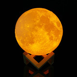 18cm Touch Sensor 3D Moon Table Lamp USB Color Changing LED Luna Night Light Kids Gift