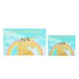 5x3ft 7x5ft Golden Unicorn Rainbow Photography Backdrop Studio Prop Background