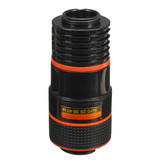 Black Universal 8X Zoom HD Optical Telescope Lens for Mobile Cell Phone Camera