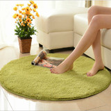 KCASA KC-MP1 60cm Non-Slip Bedroom Floor Mat Fluffy Soft Plush Rug Pure Colour Dining Room Carpet