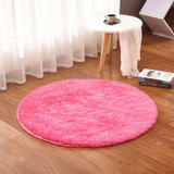 KCASA KC-MP1 60cm Non-Slip Bedroom Floor Mat Fluffy Soft Plush Rug Pure Colour Dining Room Carpet