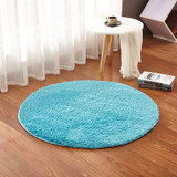 KCASA KC-MP1 60cm Non-Slip Bedroom Floor Mat Fluffy Soft Plush Rug Pure Colour Dining Room Carpet