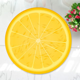 KCASA KC-M4 3D Print Round Fruit Kids Bedroom soft Car Pet Home Living Room Kitchen Rugs Computer Chair Mat