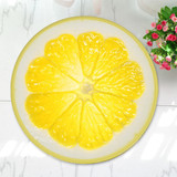 KCASA KC-M4 3D Print Round Fruit Kids Bedroom soft Car Pet Home Living Room Kitchen Rugs Computer Chair Mat