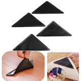 4pcs Anti Slip Coner Rubber Mat Trangle Non Slip Carpet Skid Grippers Rug