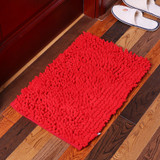 KCASA KC-334 40x60cm Chenille Rough Thick Hair Soft Mat Machine Washable Bathroom Anti Slip Absorbent Carpet Doormat