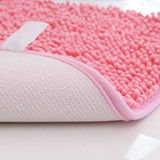 KCASA KC-333 40x60cm Chenille Fine Hair Soft Mat Machine Washable Bathroom Anti Slip Absorbent Carpet Doormat