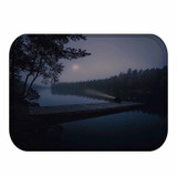 Honana BX-30 40x60cm 3D Painting Forest Pattern Coral Fleece Mat Absorbent Bathroom Anti Slip