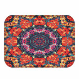 Honana BX-29 40x60cm 3D Painting Spiral Pattern Coral Fleece Mat Absorbent Bathroom Anti Slip Carpet