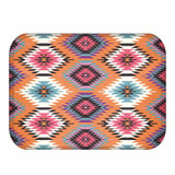 Honana BX-29 40x60cm 3D Painting Spiral Pattern Coral Fleece Mat Absorbent Bathroom Anti Slip Carpet